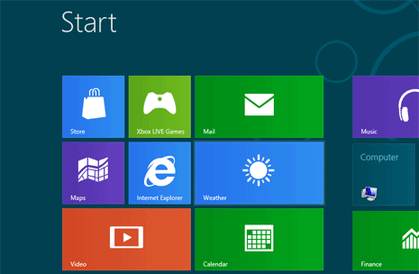 Computer Icon On Desktop Windows 8