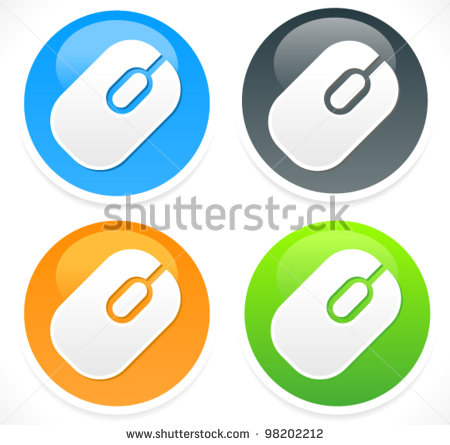 Computer Mouse Icon Vector