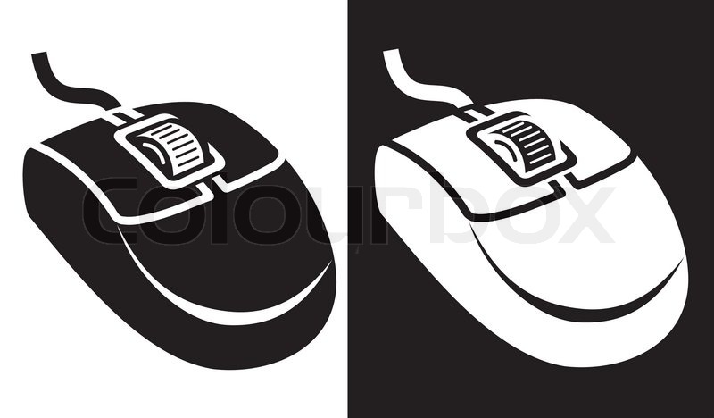 Computer Mouse Icon Vector Computer Mouse Icon Vector