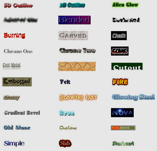 Cool Text Fonts Cool Text Fonts