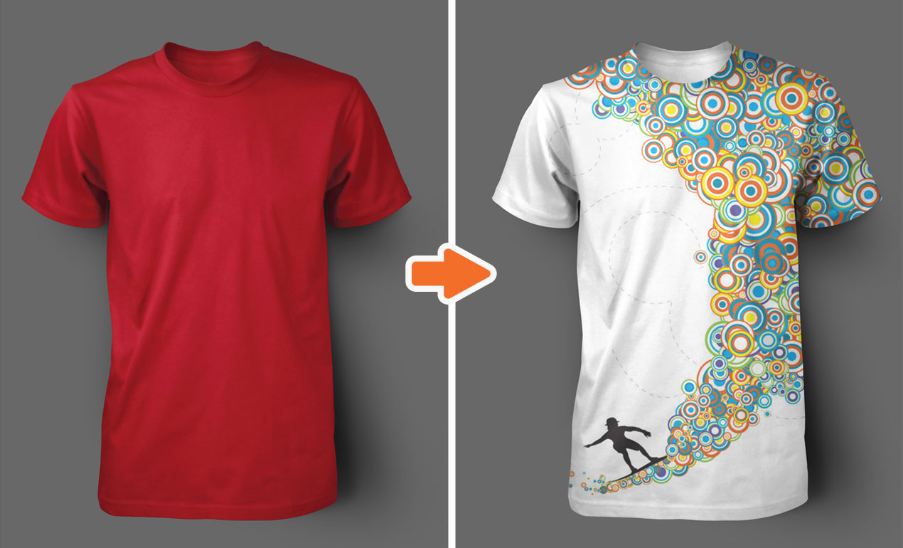 Crew Neck T-Shirt Template Crew Neck T-Shirt Template
