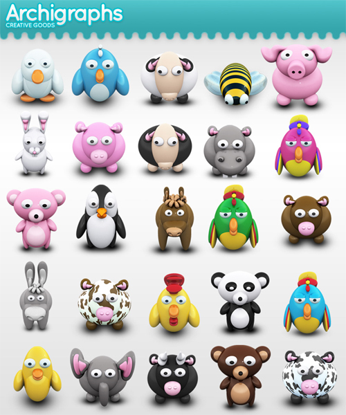 Cute Animal Icon Free