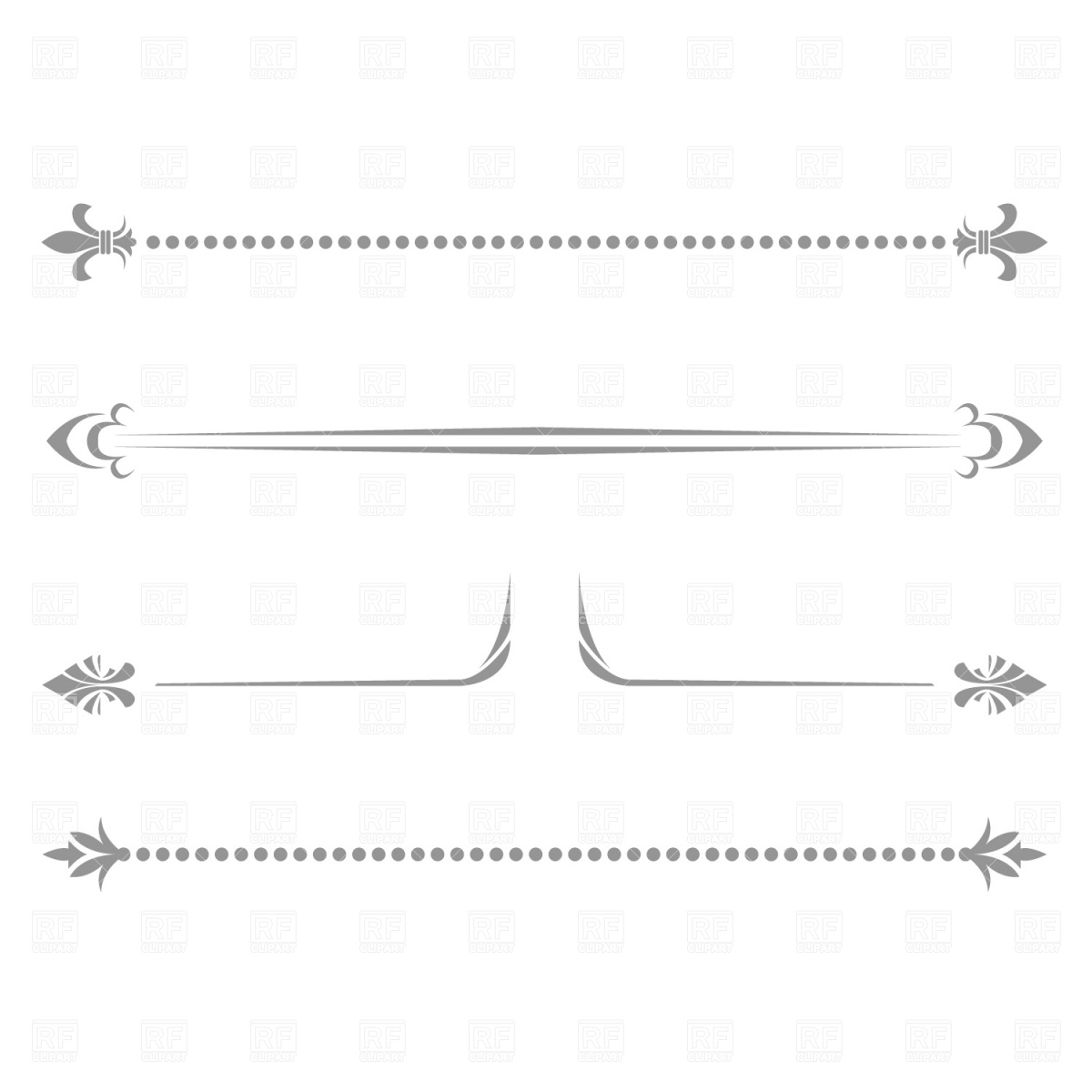 Decorative Line Clip Art