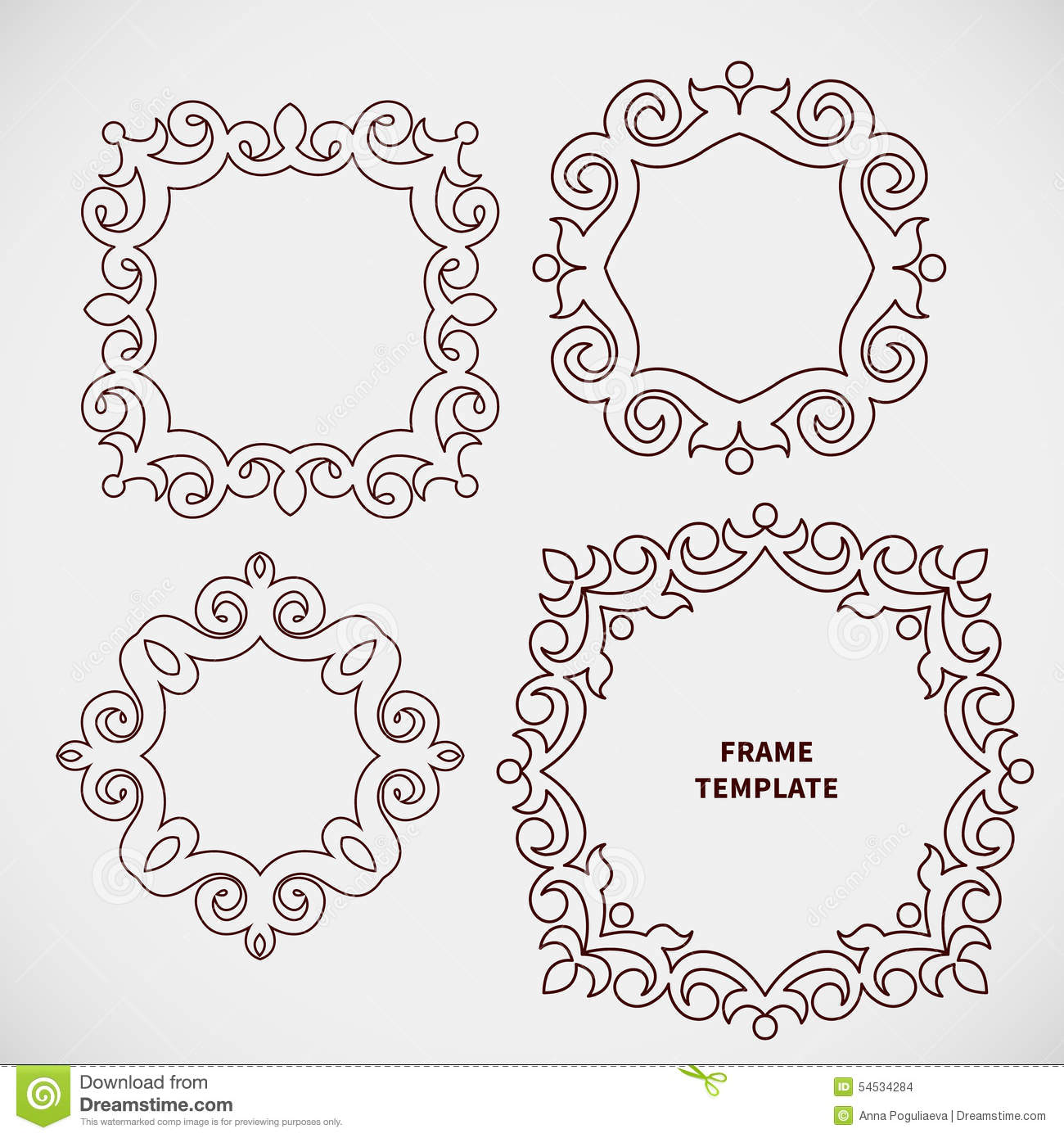 Decorative Line Vector Art