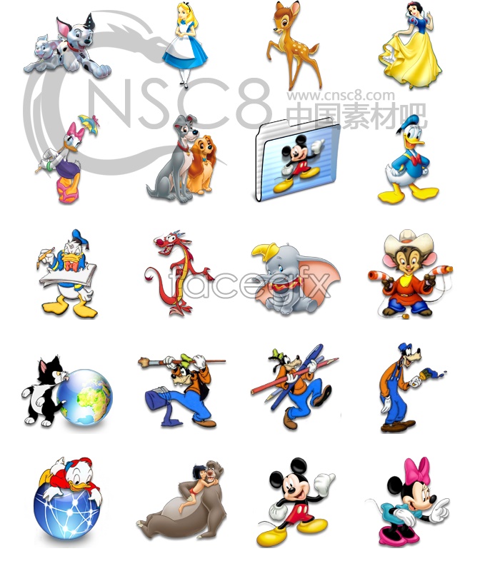 Disney Character Icons Free