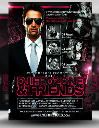 DJ Flyers Templates Free