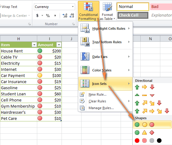 Excel 2013 Conditional Formatting Icon Sets Excel 2013 Conditional Formatting Icon Sets