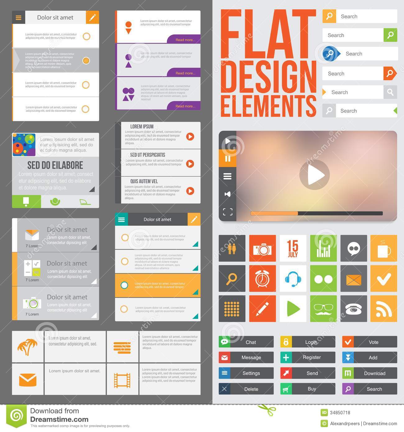 Flat Web Design