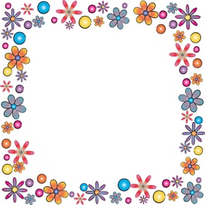 Flower Border Design Clip Art Flower Border Design Clip Art