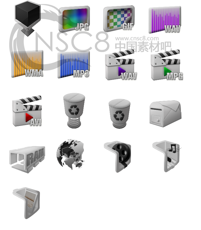Free 3D Desktop Icons Download