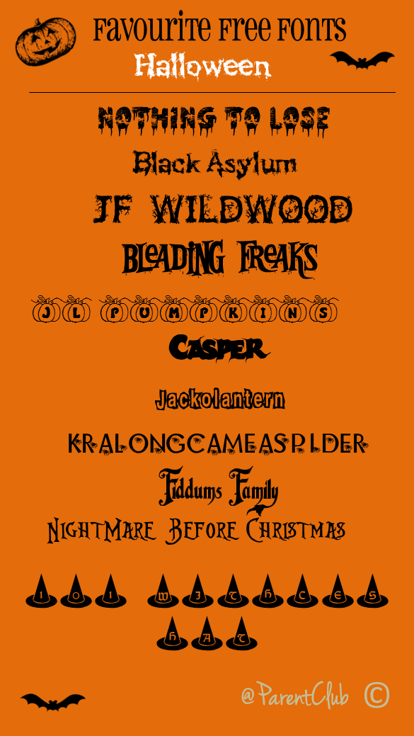 Free Halloween Fonts