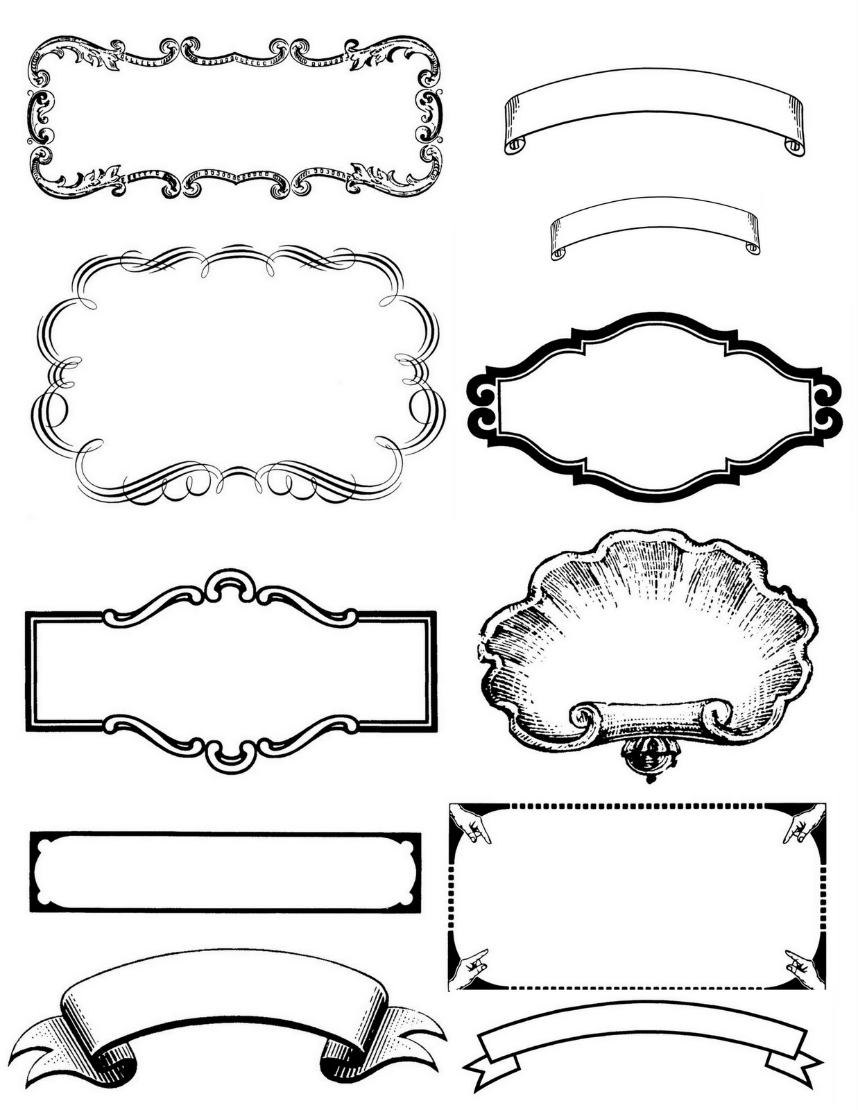 13 Free Vintage Border Templates Images Vintage Frameborder Vintage Oval Fancy Frame Clip Art