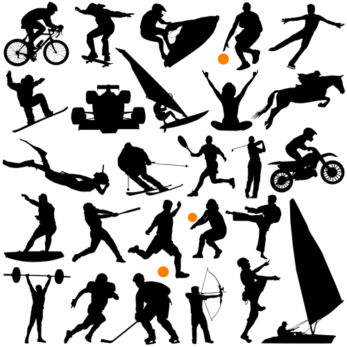 Free Vector Sport Silhouettes