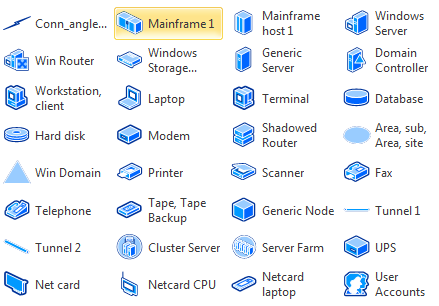 visio network stencils isometric