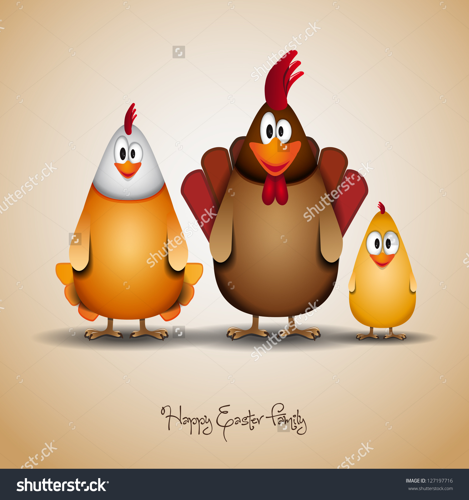 Funny Happy Easter Chicken