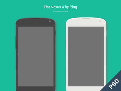 Galaxy Nexus Android Phone Flat Template Galaxy Nexus Android Phone Flat Template