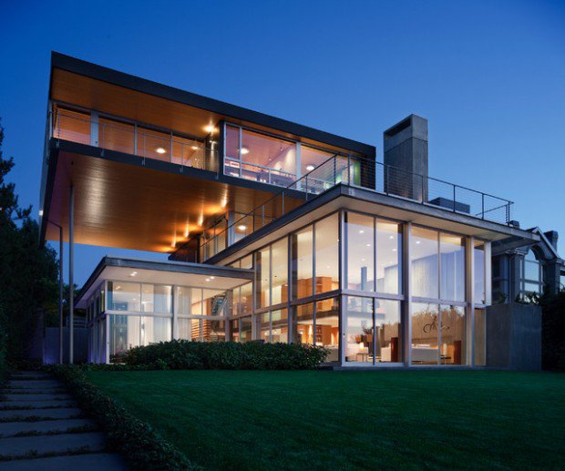 Glass Modern House Exterior