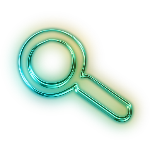 Green Magnifying Glass Icon