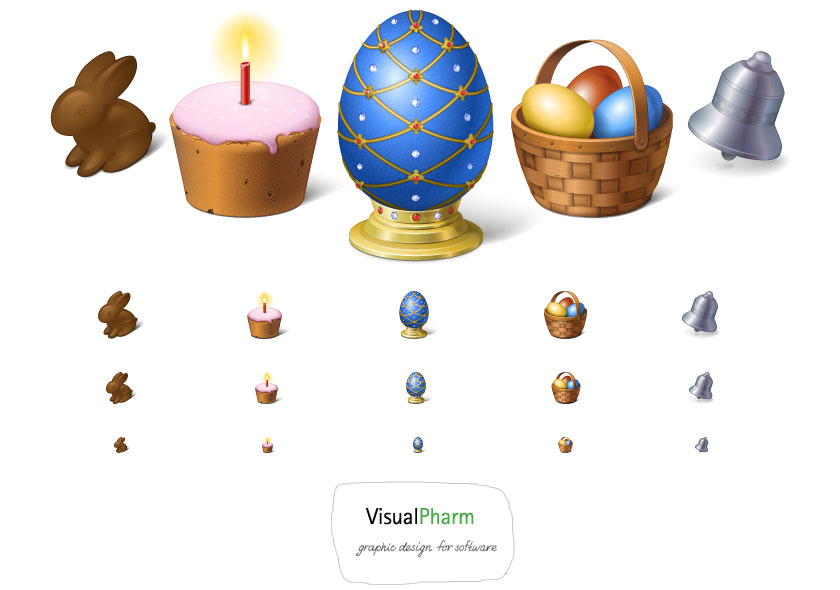 Happy Easter Icons Free