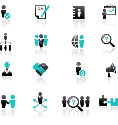 Human Resource Icon Vectors Free