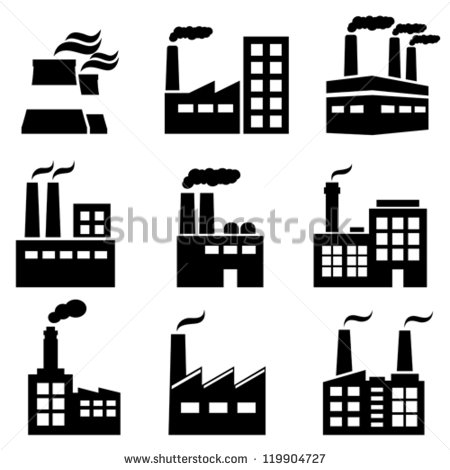 Industrial Building Clip Art