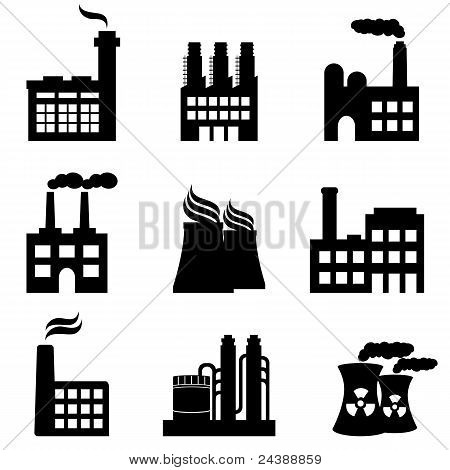 Industrial Building Icon