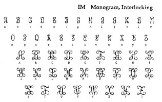 12 Downloadable Lace Interlocking Monogram Fonts Images