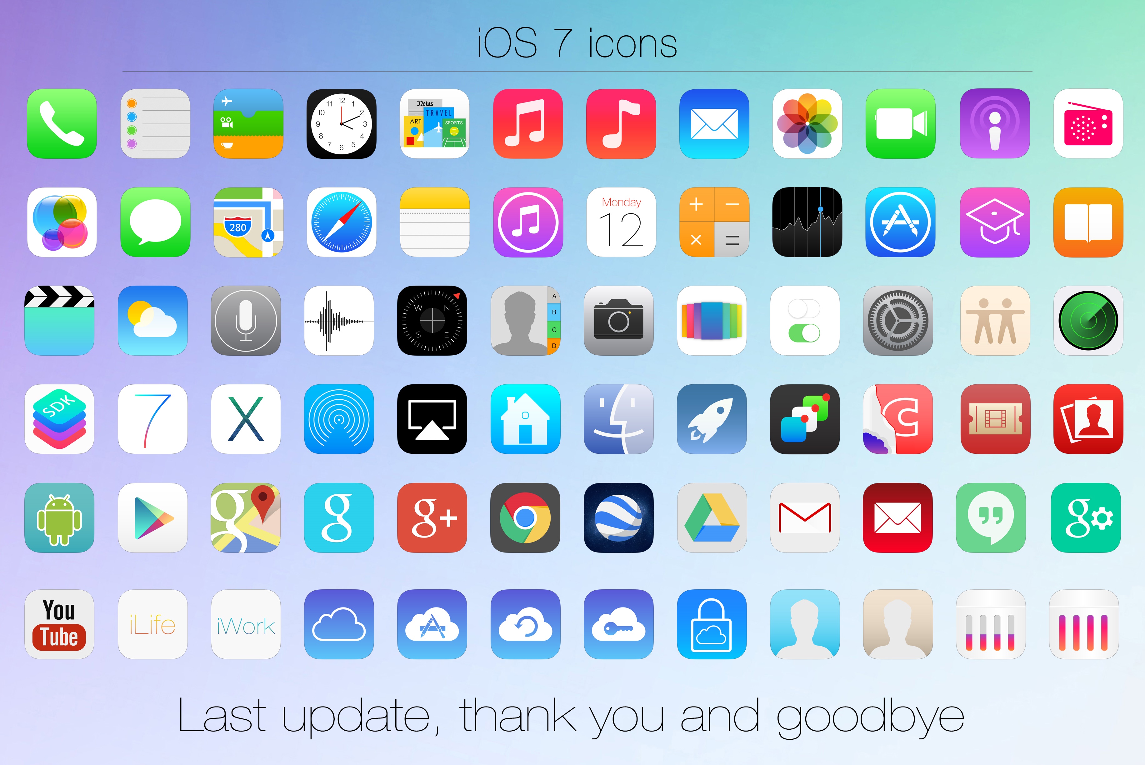 iOS 7 Icons