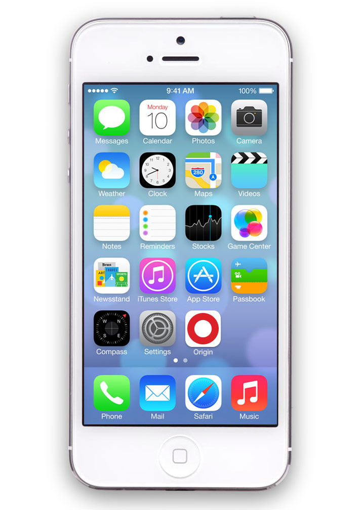 iOS 7 iPhone Phone Icon iOS 7 iPhone Phone Icon