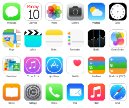 iOS 8 Calendar App Icon