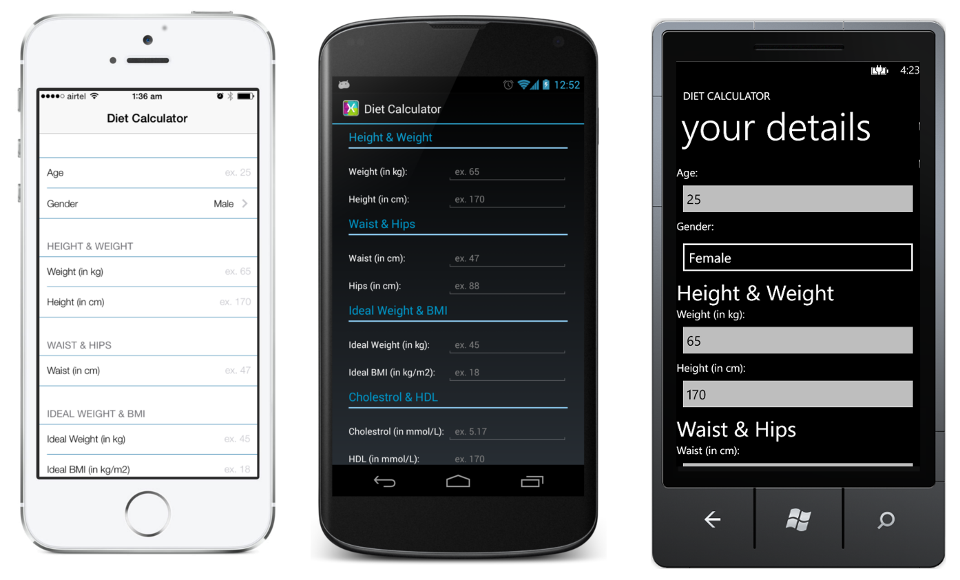 iOS Android Windows Phone iOS Android Windows Phone
