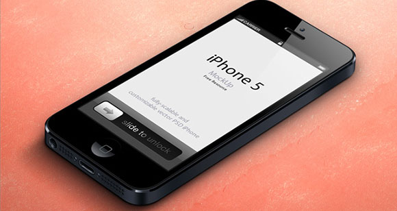 iPhone 5 3D Template