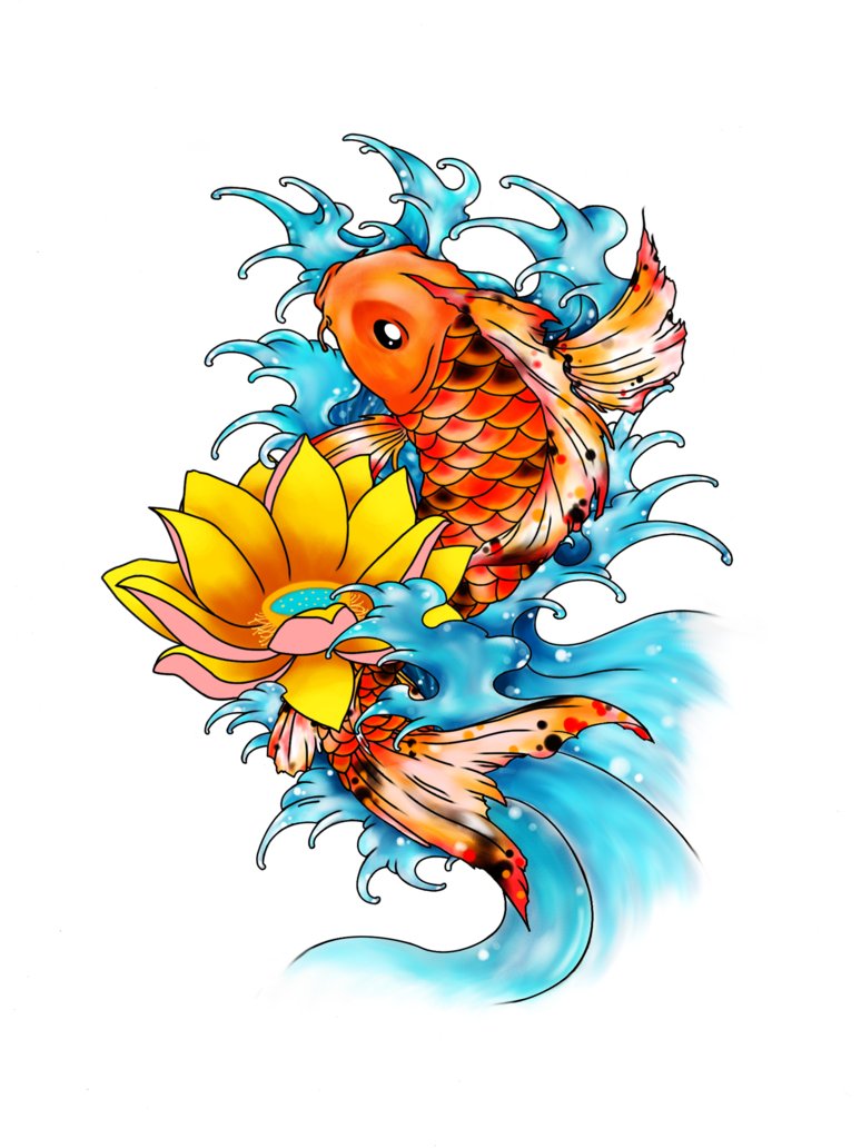 koi fish clipart free - photo #40