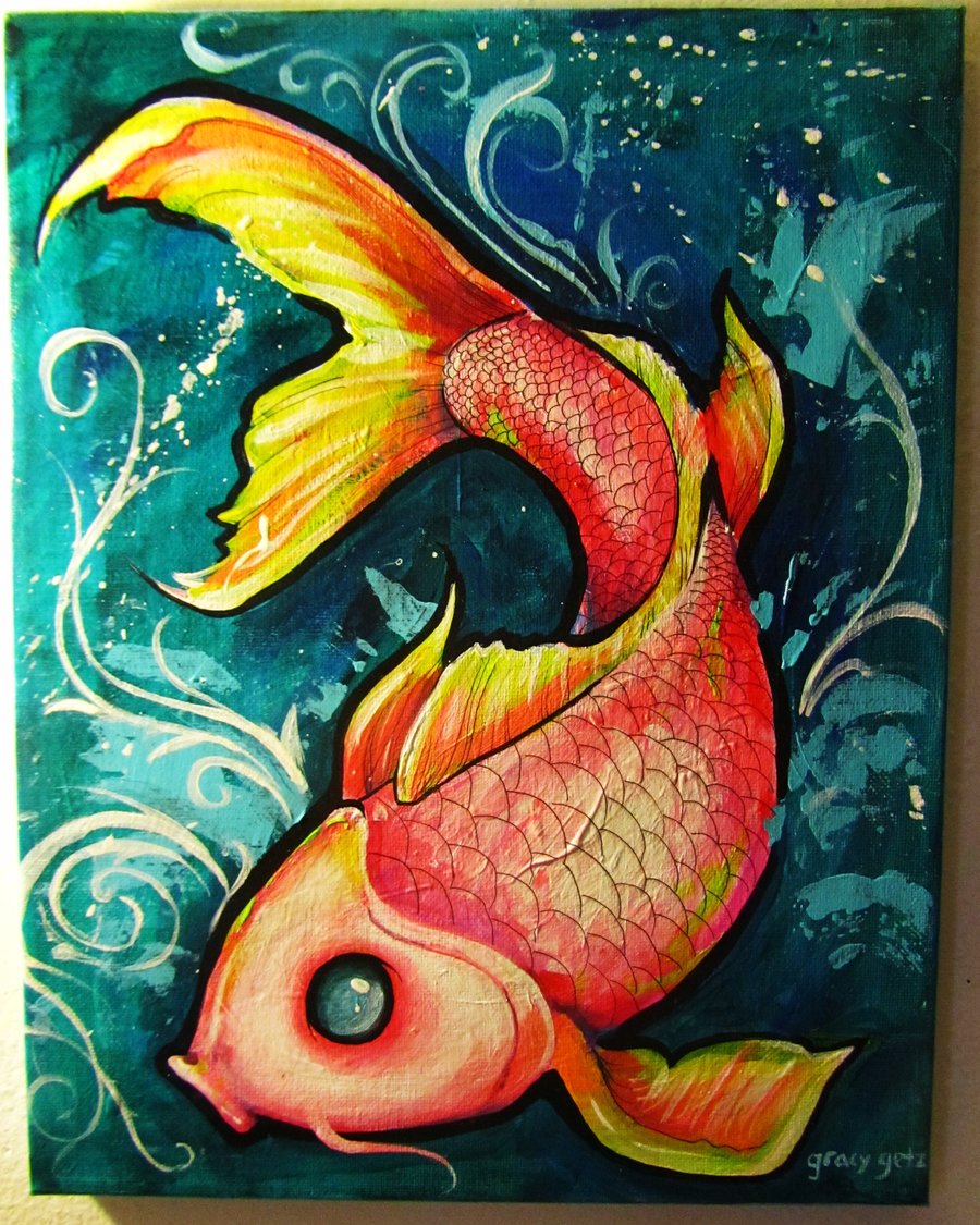 Koi Fish Painting