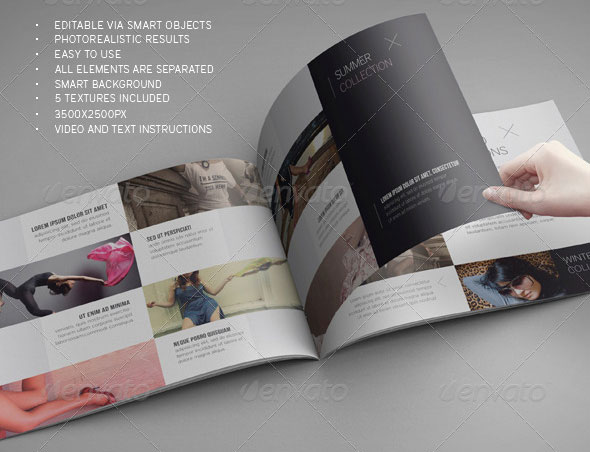 Landscape Brochure Mockup Psd Free Landscape Brochure Mockup Psd Free