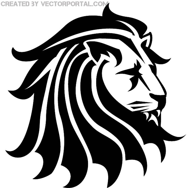 Lion Head Royalty Free Stock Vector Art Illustration