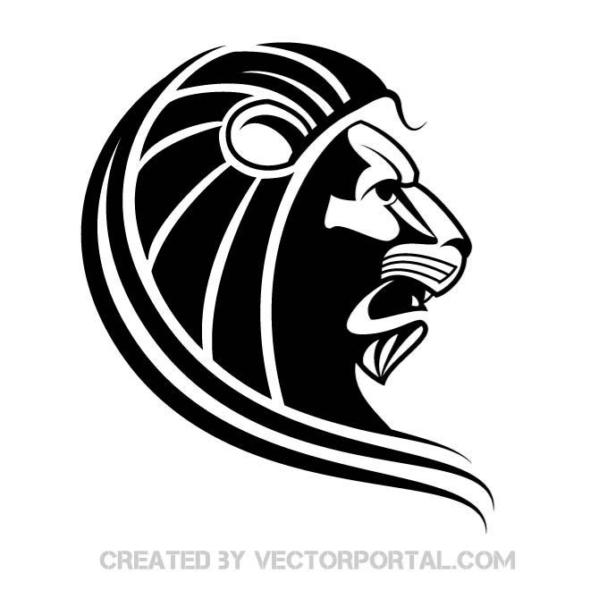 Lion Silhouette Vector Free Download