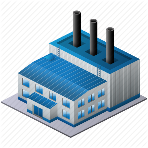 Manufacturing Factory Icon