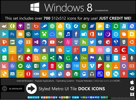 Metro UI Icon Set