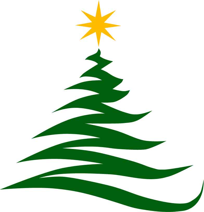 Modern Christmas Tree Vector