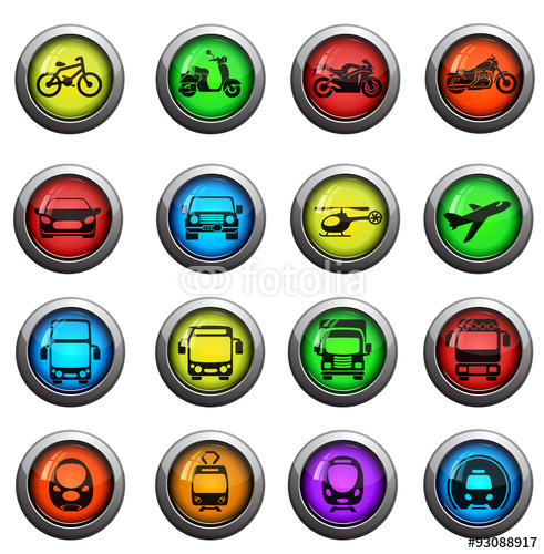 Modes Transportation Icons Free