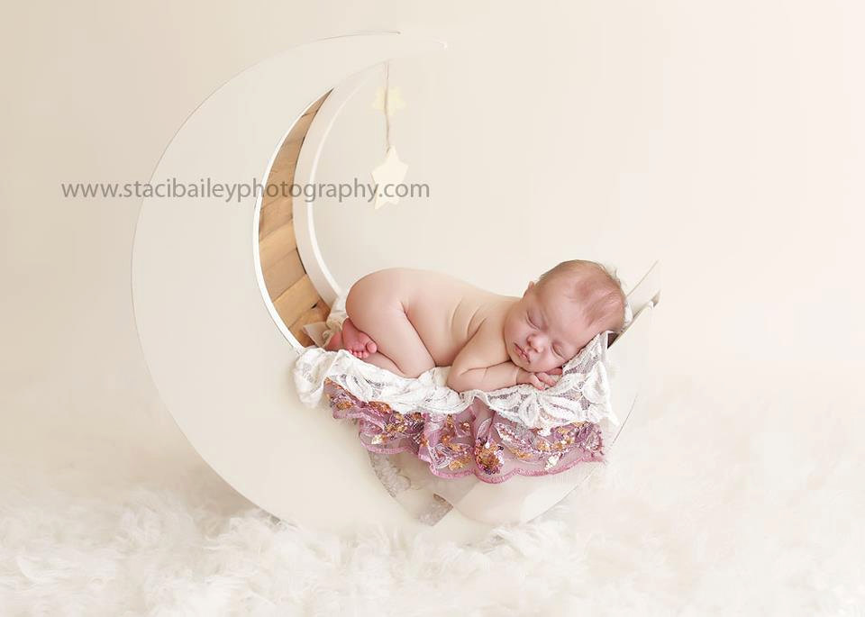 Moon Newborn Prop Photography