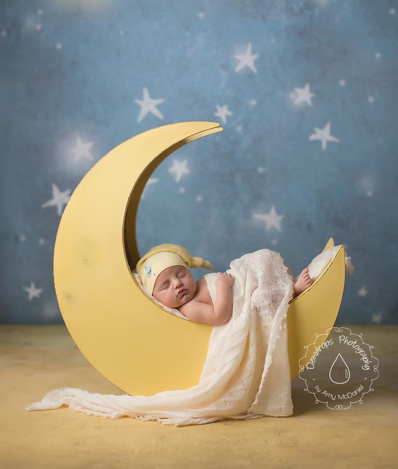 Moon Newborn Prop Photography