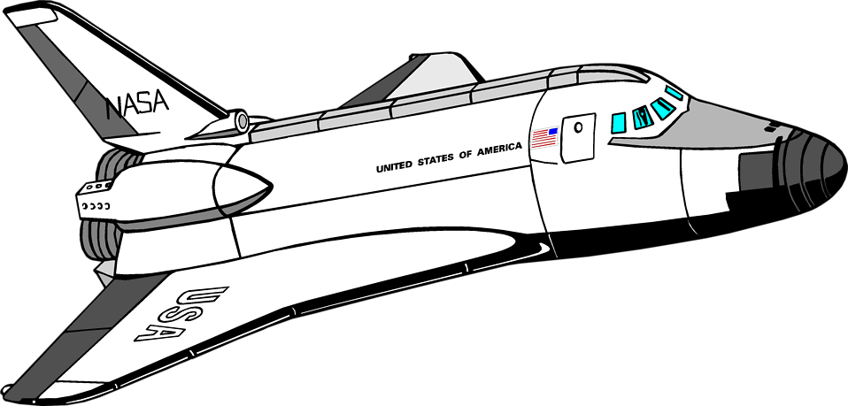 NASA Space Shuttle Clip Art