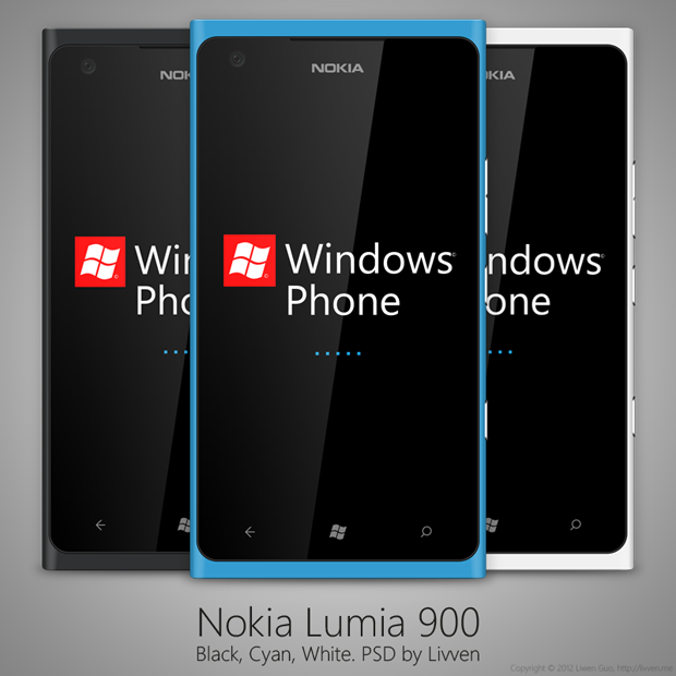 Nokia Lumia PSD Template