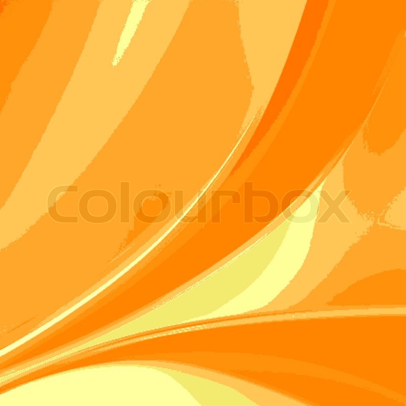 Orange Abstract Art