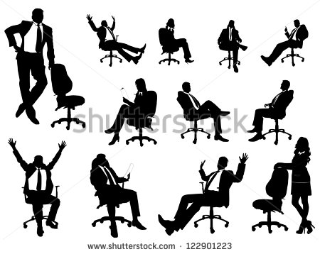 Person Sitting in Chair Silhouette