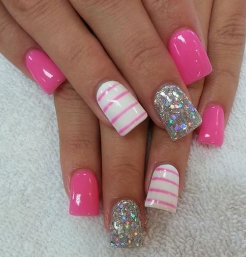 Pink Nail Designs 2014