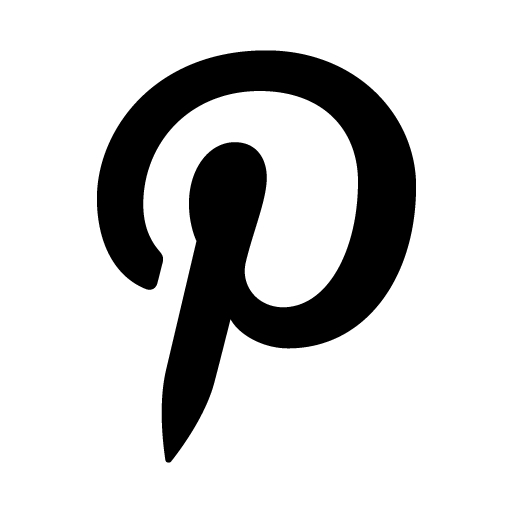 Pinterest Logo Black