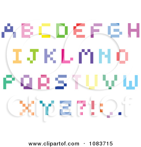 Pixel Art Letters